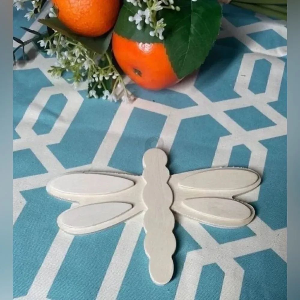 NEW Dragonfly Wooden Natural Unfinished Do It Yourself Ready to Paint & Decorate